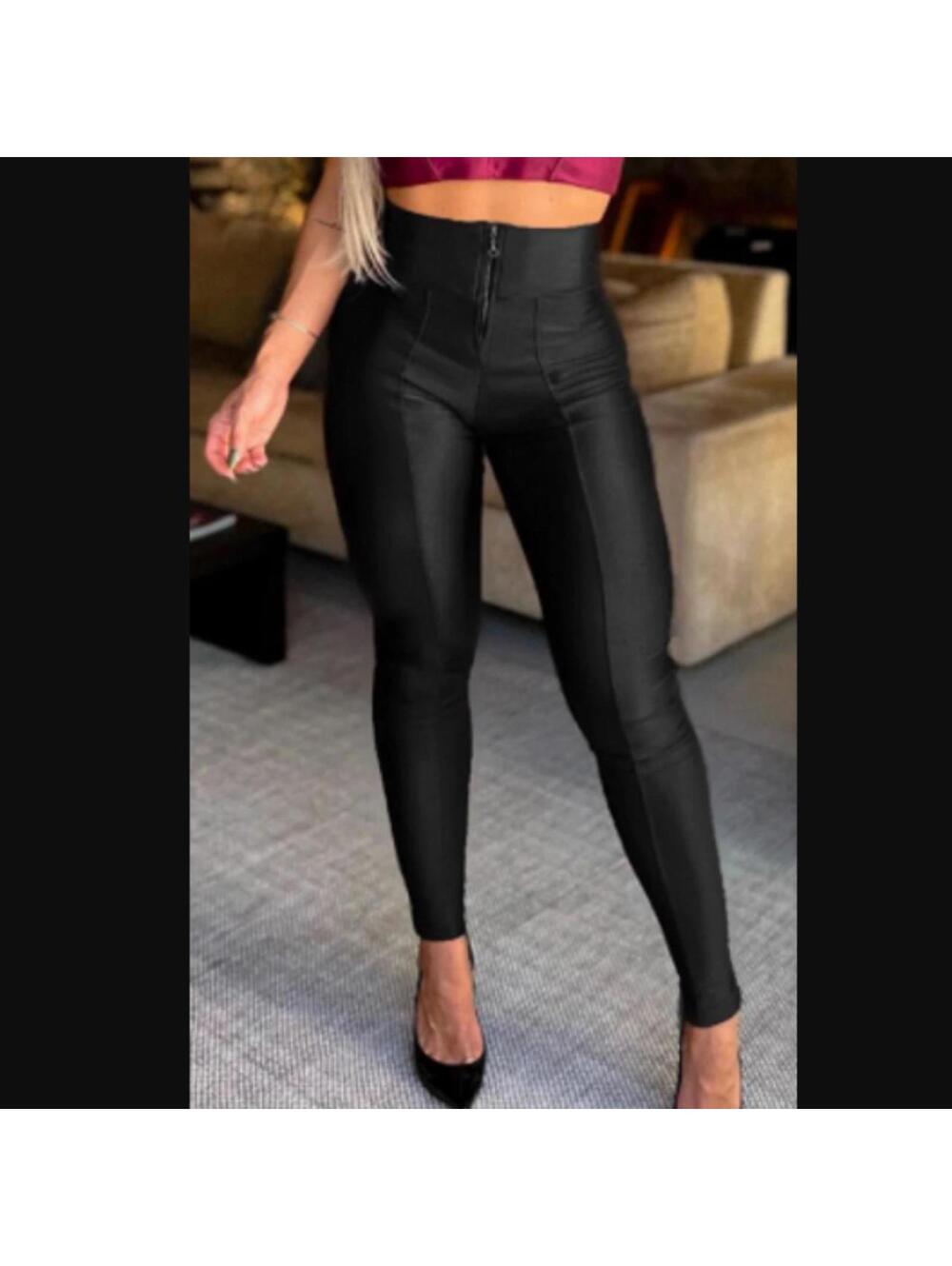 Kiss My Modas Cris Pants Prada Women's Black Legging - fits size US 4-8